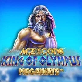 Age Of The Gods: King of Olympus Megaways logo by Origins at Gravira Casino