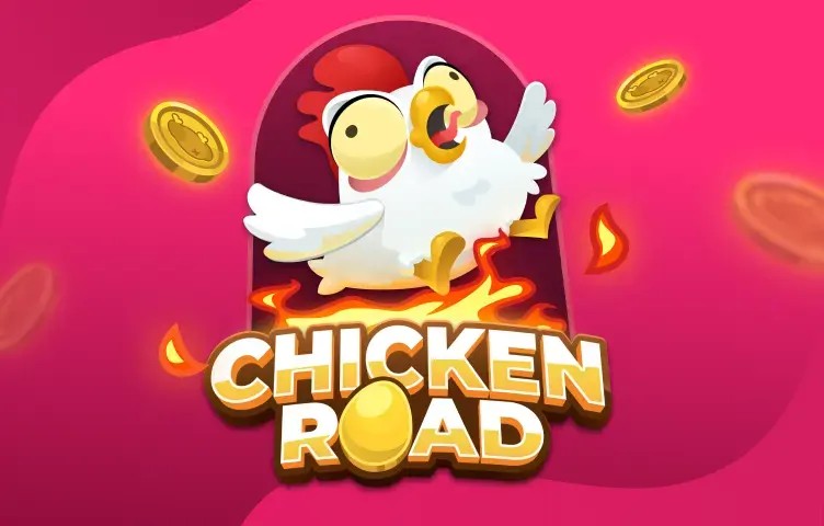 Chicken Road slot logo by InOut at Gravira CasinoChicken Road