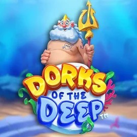 Dorks of the Deep slot logo by Hacksaw Gaming at Gravira CasinoDorks of the Deep