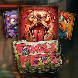Fugly Pets slot logo by Stakelogic at Gravira CasinoFugly Pets