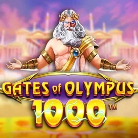 Slots logo of Gates of Olympus 1000 from Pragmatic Play at Gravira Casino