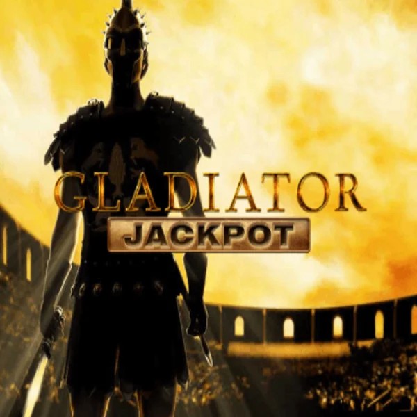 Gladiator Jackpot online game logo by Playtech on gravira.eu.com