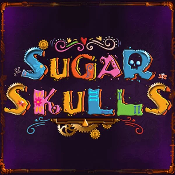 Logo of Sugar Skulls from Booming Games at Gravira Casino